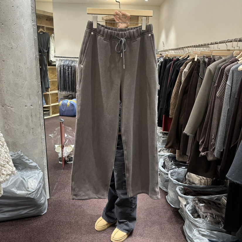 PITA韓國直郵㊣女裝新款休閑推薦職業真品熱賣25秋冬休閑褲加絨THE VERLIN/piTa休閑褲圖色1