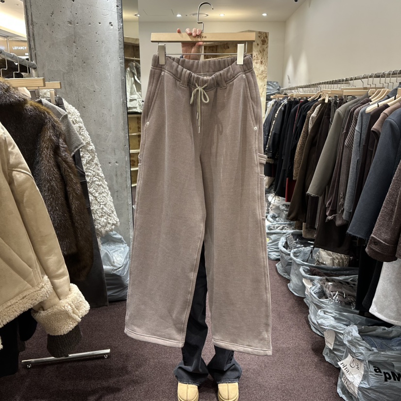 PITA韓國直郵㊣女裝新款休閑推薦職業真品熱賣25秋冬休閑褲加絨THE VERLIN/piTa休閑褲圖色2