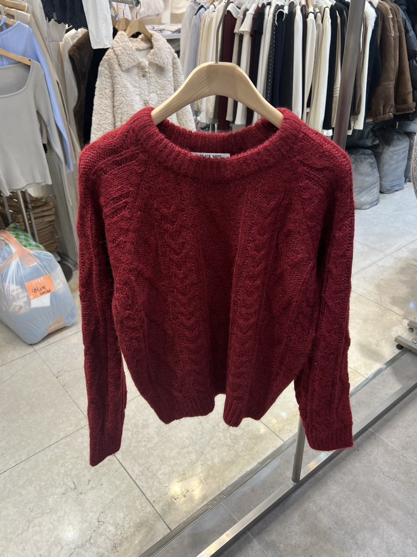 BLACK NOTE韓國代購㊣女裝新品職業熱賣人氣休閑25秋冬毛衣BLACK NOTE毛衣圖色3