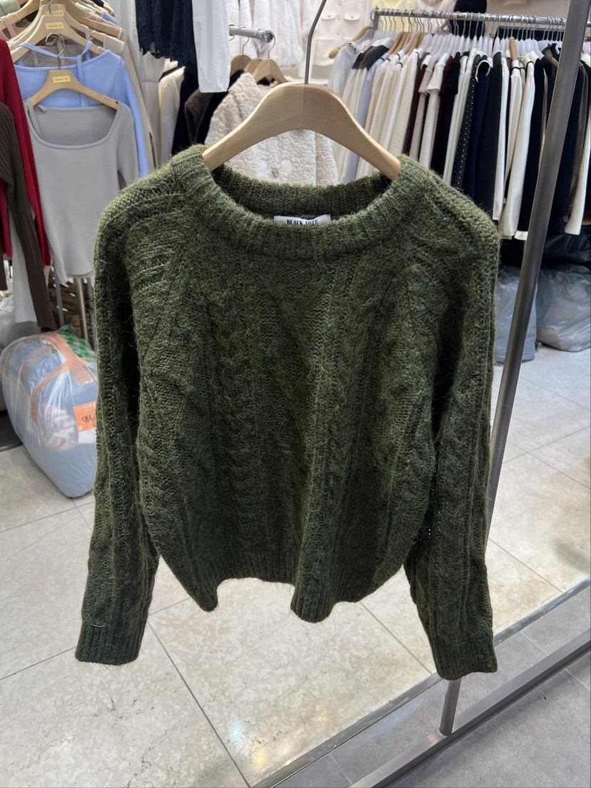 BLACK NOTE韓國代購㊣女裝新品職業熱賣人氣休閑25秋冬毛衣BLACK NOTE毛衣圖色5