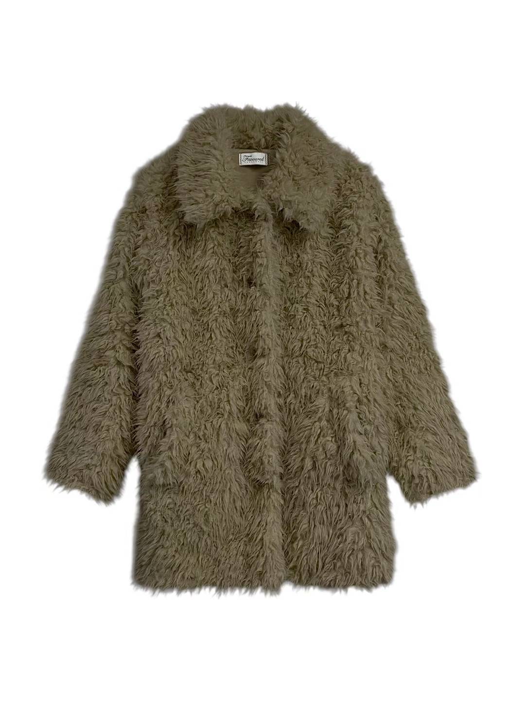 FAVOURED東大門㊣直郵女裝新款熱賣推薦時尚25秋冬中長款大衣FAVOURED中長款大衣圖色2