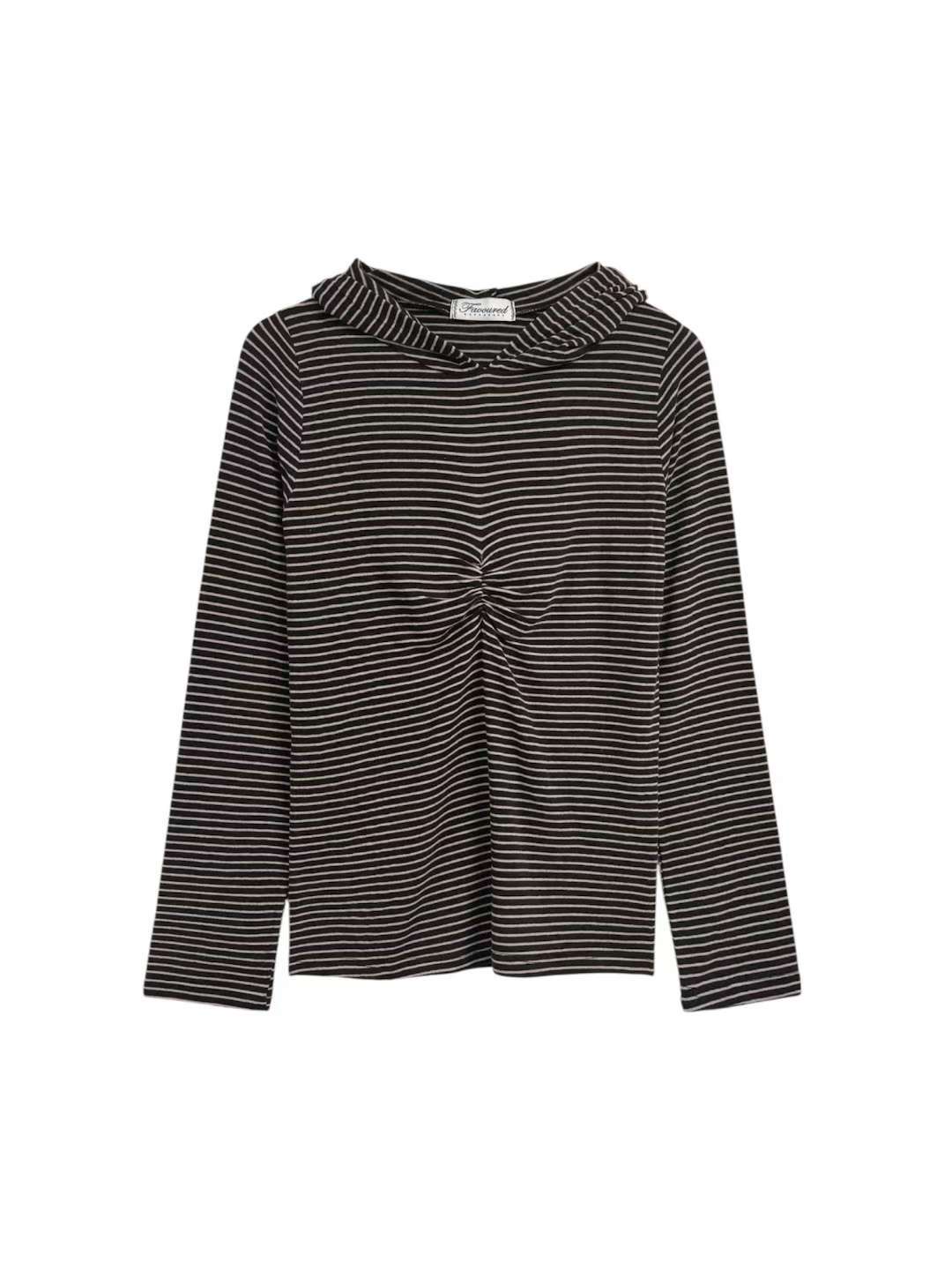 FAVOURED韓國直郵㊣女士新品職業熱賣25秋冬休閑長袖T恤羊毛絨FAVOURED長袖T恤圖色3