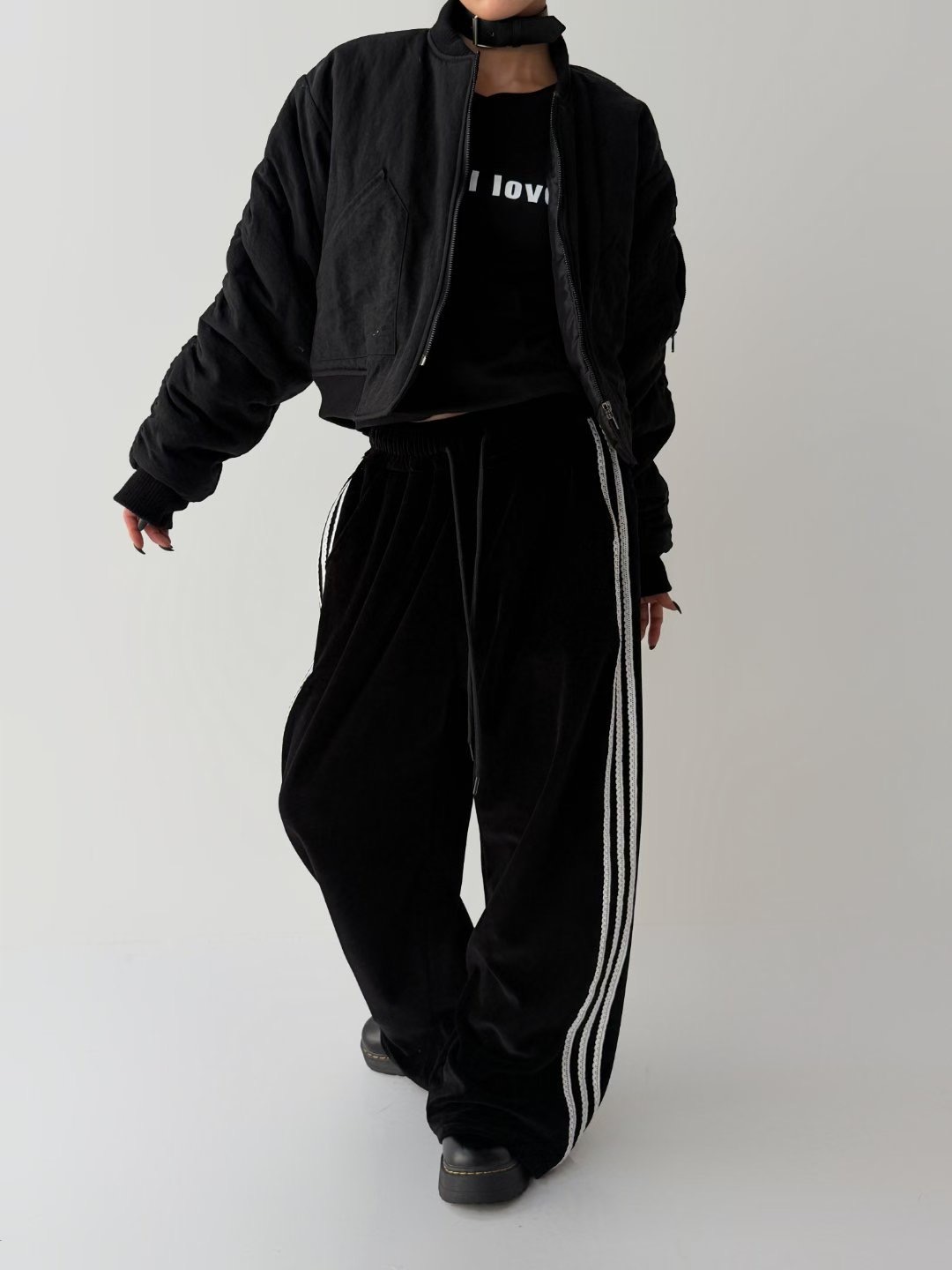 CRACKER東大門㊣實拍女士新款推薦時尚人氣25秋冬休閑褲蕾絲CRACKER_休閑褲圖色4