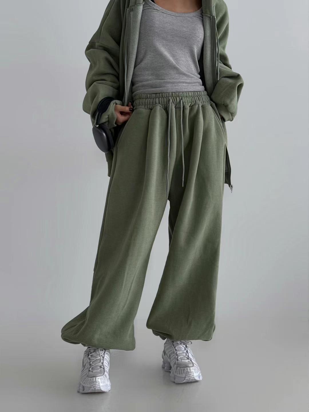 CRACKER韓國直郵㊣女裝新款推薦熱賣時尚休閑人氣25秋冬休閑褲CRACKER_休閑褲圖色1