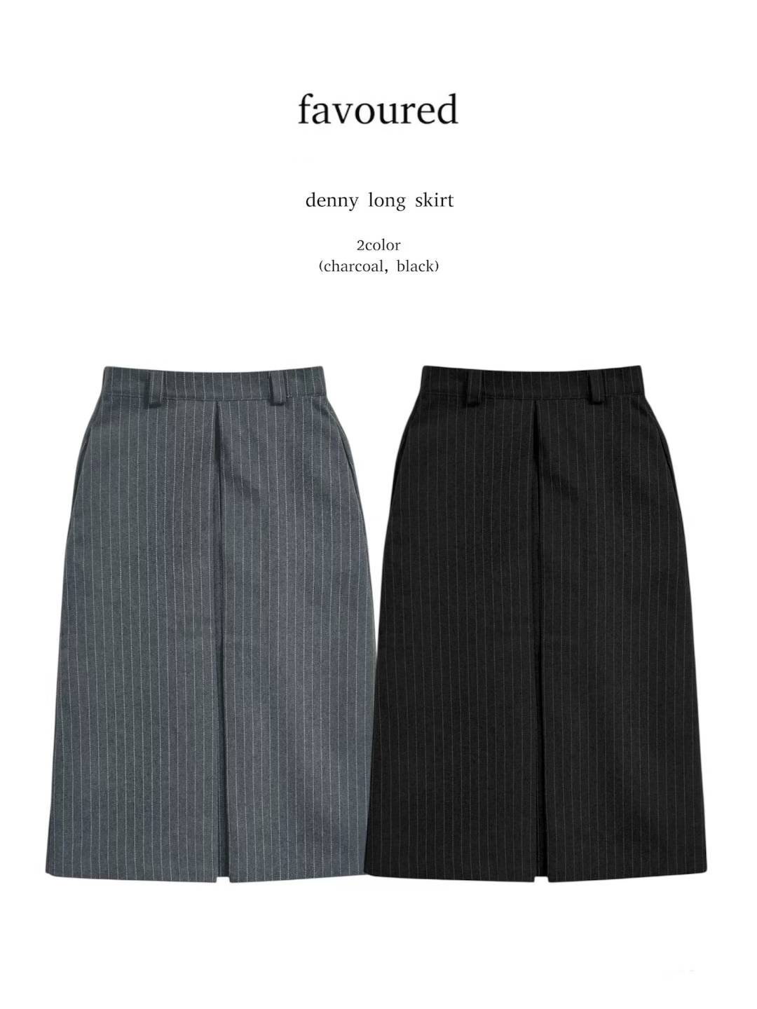 FAVOURED韓國代購㊣女裝新款熱賣25秋冬職業人氣時尚長裙羊毛FAVOURED長裙