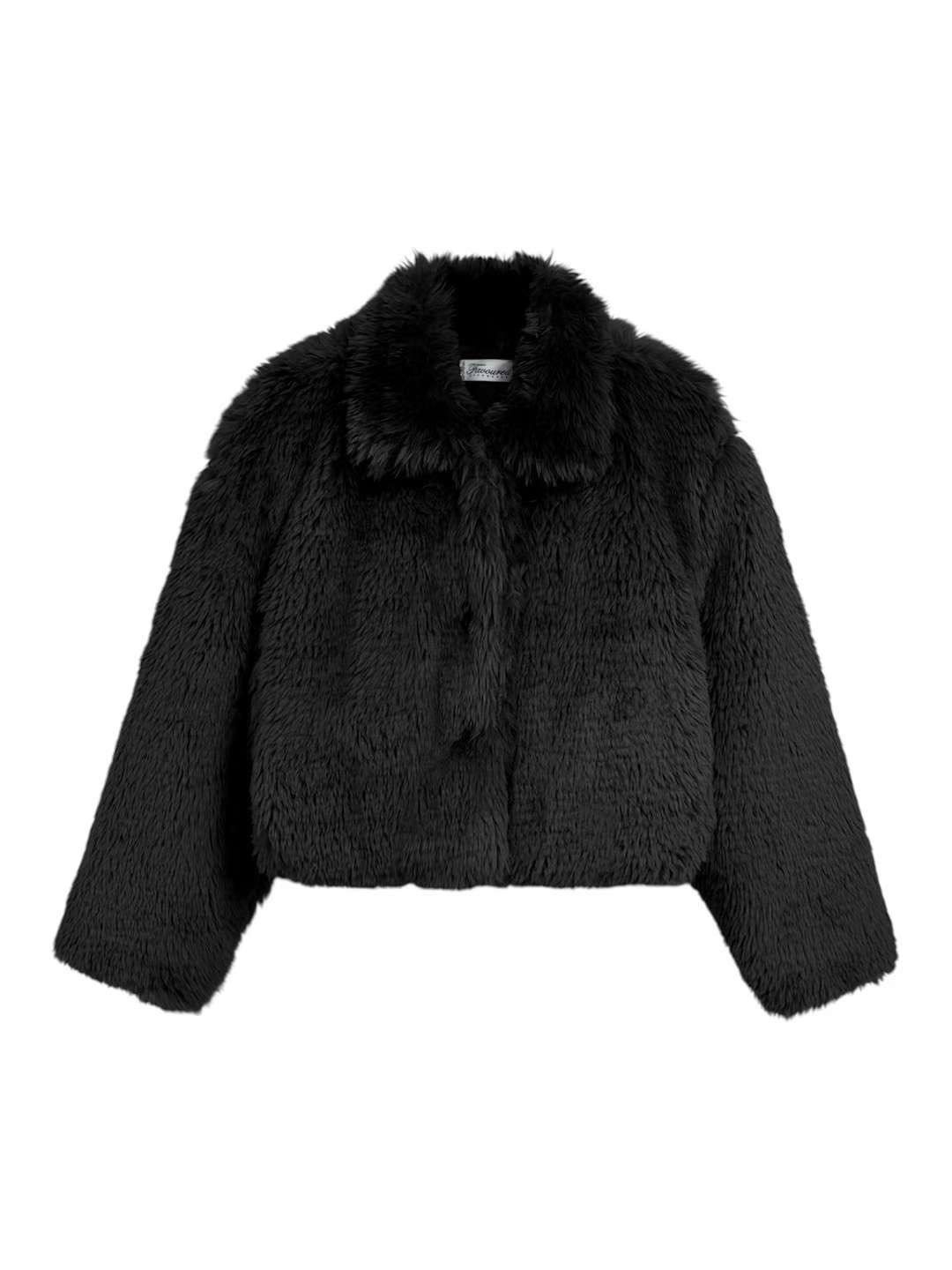 FAVOURED東大門㊣直郵女士新款休閑熱賣時尚職業25秋冬短款大衣FAVOURED短款大衣圖色2