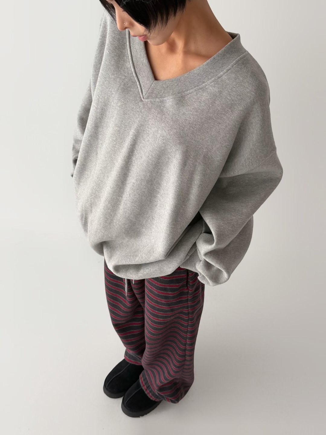 CRACKER東大門㊣實拍女裝新款推薦25秋冬職業時尚休閑熱賣衛衣CRACKER_衛衣圖色2