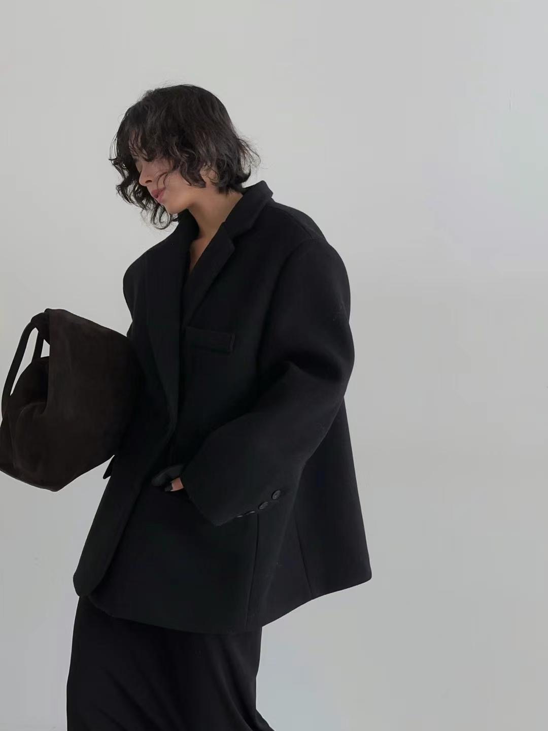 CRACKER韓國直郵㊣女裝新款25秋冬推薦時尚職業休閑人氣夾克CRACKER_夾克圖色2