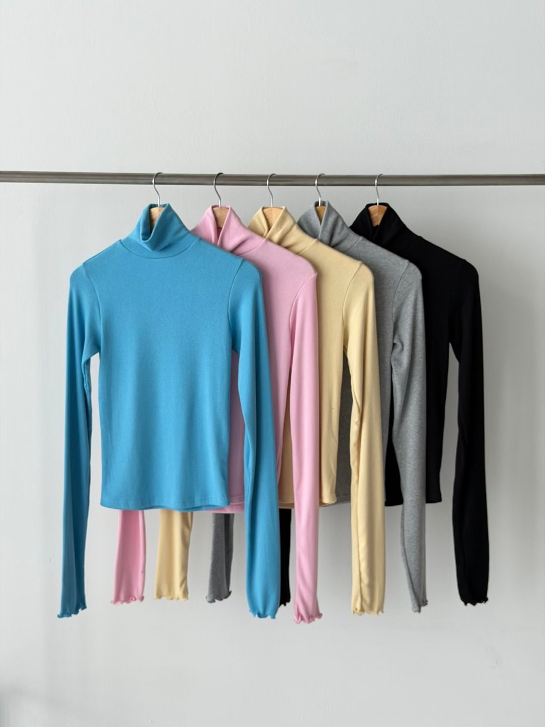 CRACKER韓國代購㊣女士新款人氣25秋冬熱賣時尚休閑長袖T恤CRACKER_長袖T恤圖色5左五色