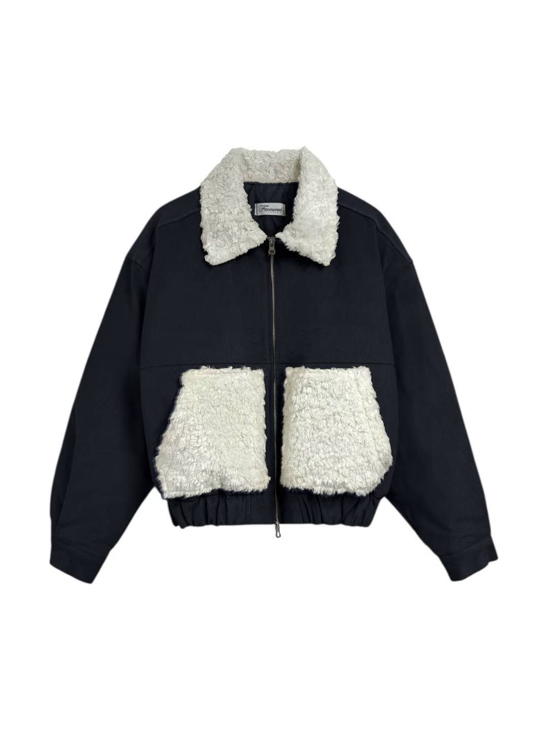 FAVOURED東大門㊣實拍女裝新品人氣熱賣職業夾克泰迪熊燈芯絨FAVOURED夾克圖色2