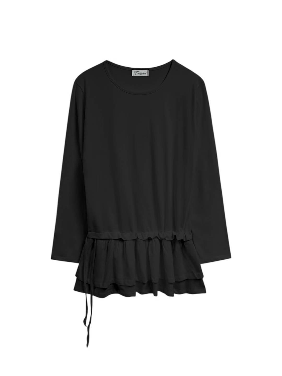 FAVOURED韓國代購㊣女士新款職業熱賣人氣休閑25秋冬長袖T恤雙層FAVOURED長袖T恤圖色3