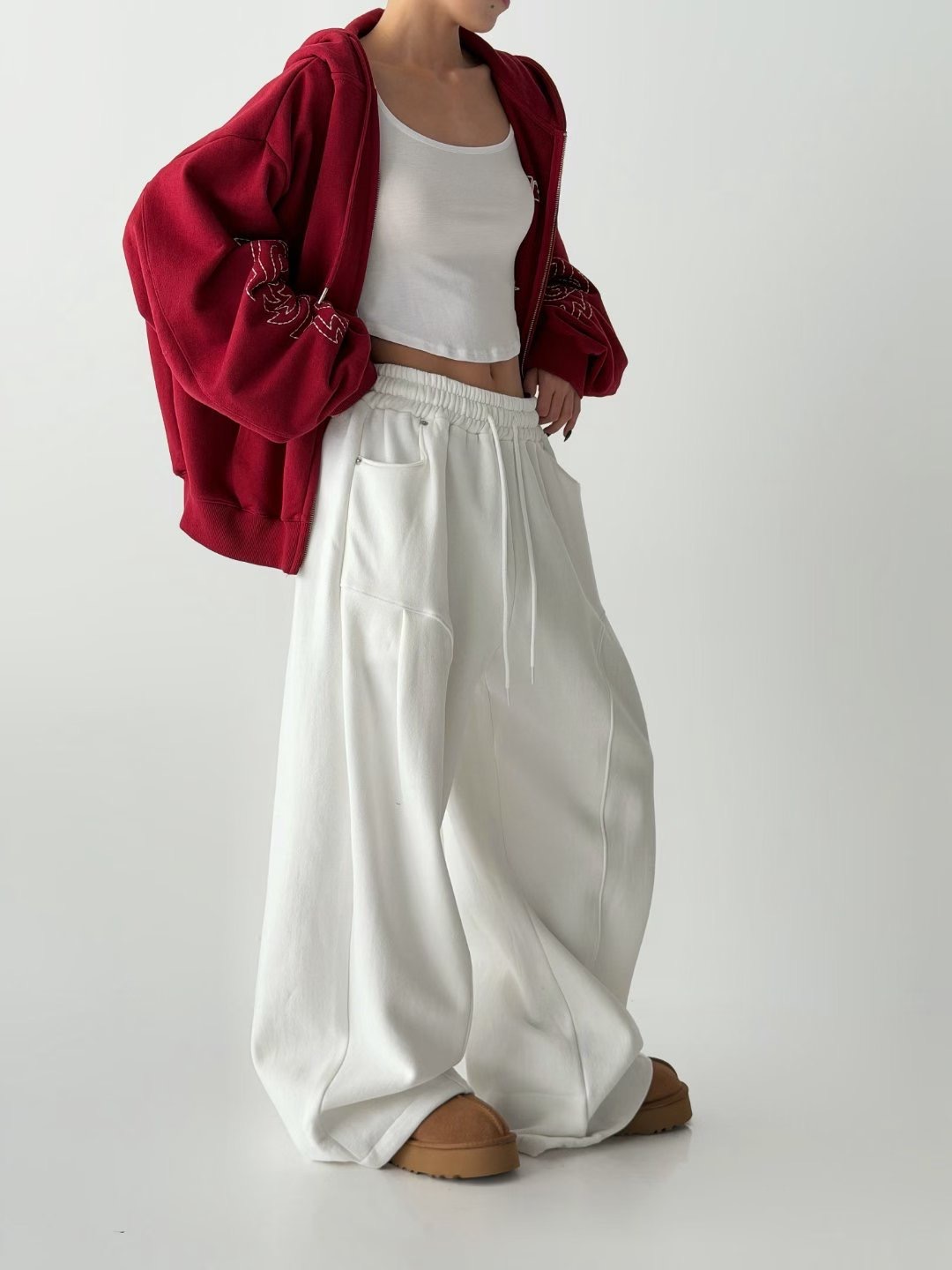 CRACKER東大門㊣代購女士新品推薦熱賣休閑人氣時尚25秋冬休閑褲CRACKER_休閑褲圖色1