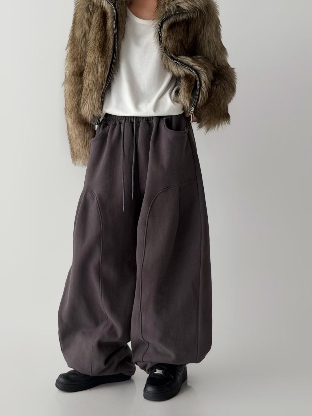 CRACKER東大門㊣代購女士新品推薦熱賣休閑人氣時尚25秋冬休閑褲CRACKER_休閑褲圖色3