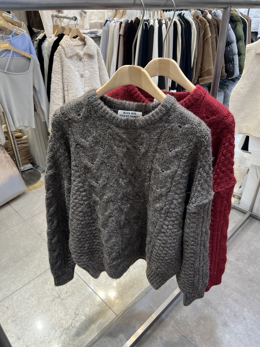 BLACK NOTE韓國直郵㊣女士新款25秋冬時尚休閑熱賣人氣毛衣BLACK NOTE毛衣
