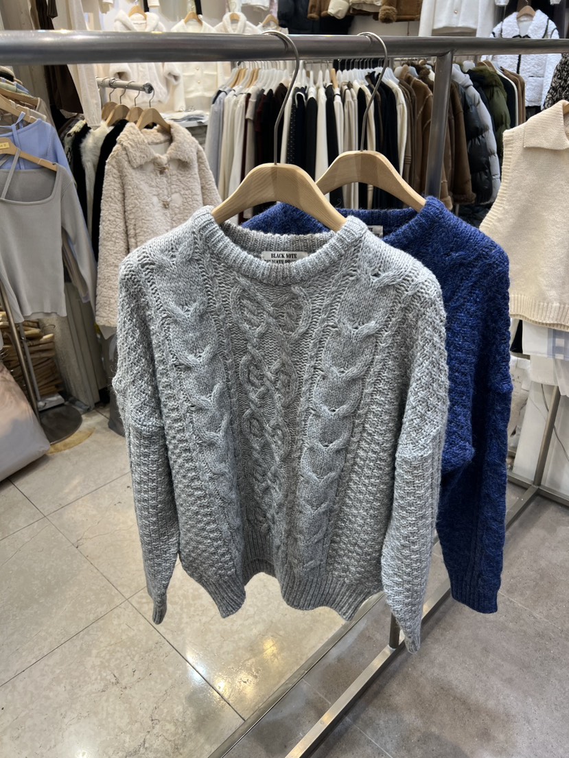 BLACK NOTE韓國直郵㊣女士新款25秋冬時尚休閑熱賣人氣毛衣BLACK NOTE毛衣