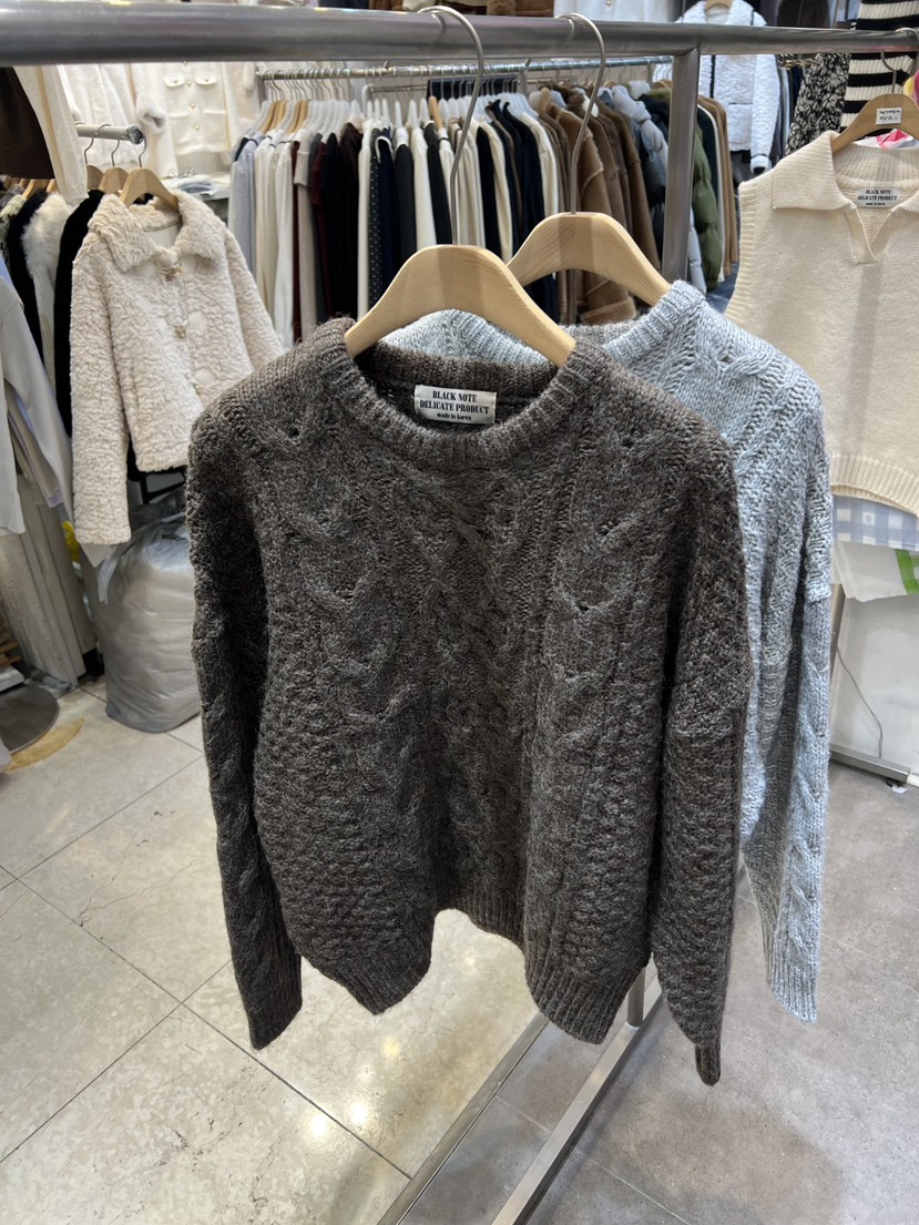 BLACK NOTE韓國直郵㊣女士新款25秋冬時尚休閑熱賣人氣毛衣BLACK NOTE毛衣