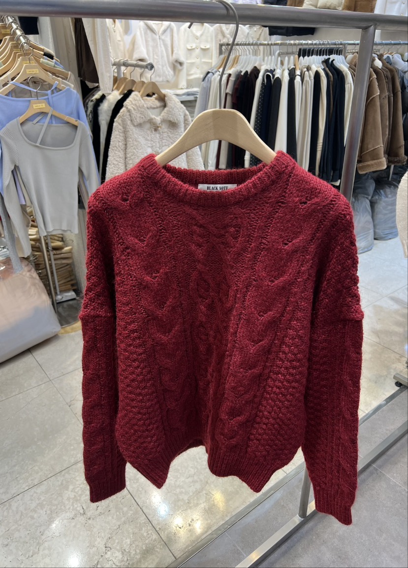 BLACK NOTE韓國直郵㊣女士新款25秋冬時尚休閑熱賣人氣毛衣BLACK NOTE毛衣圖色2