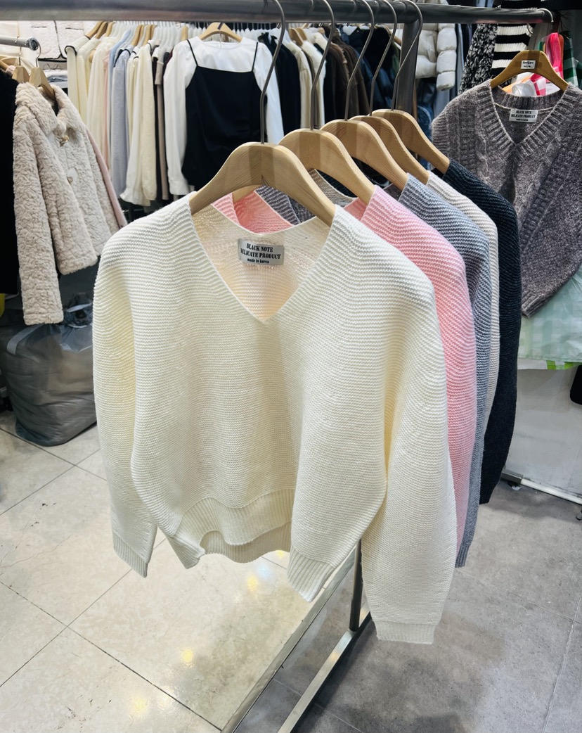 BLACK NOTE韓國代購㊣女士新款推薦25秋冬時尚職業休閑針織衫BLACK NOTE針織衫