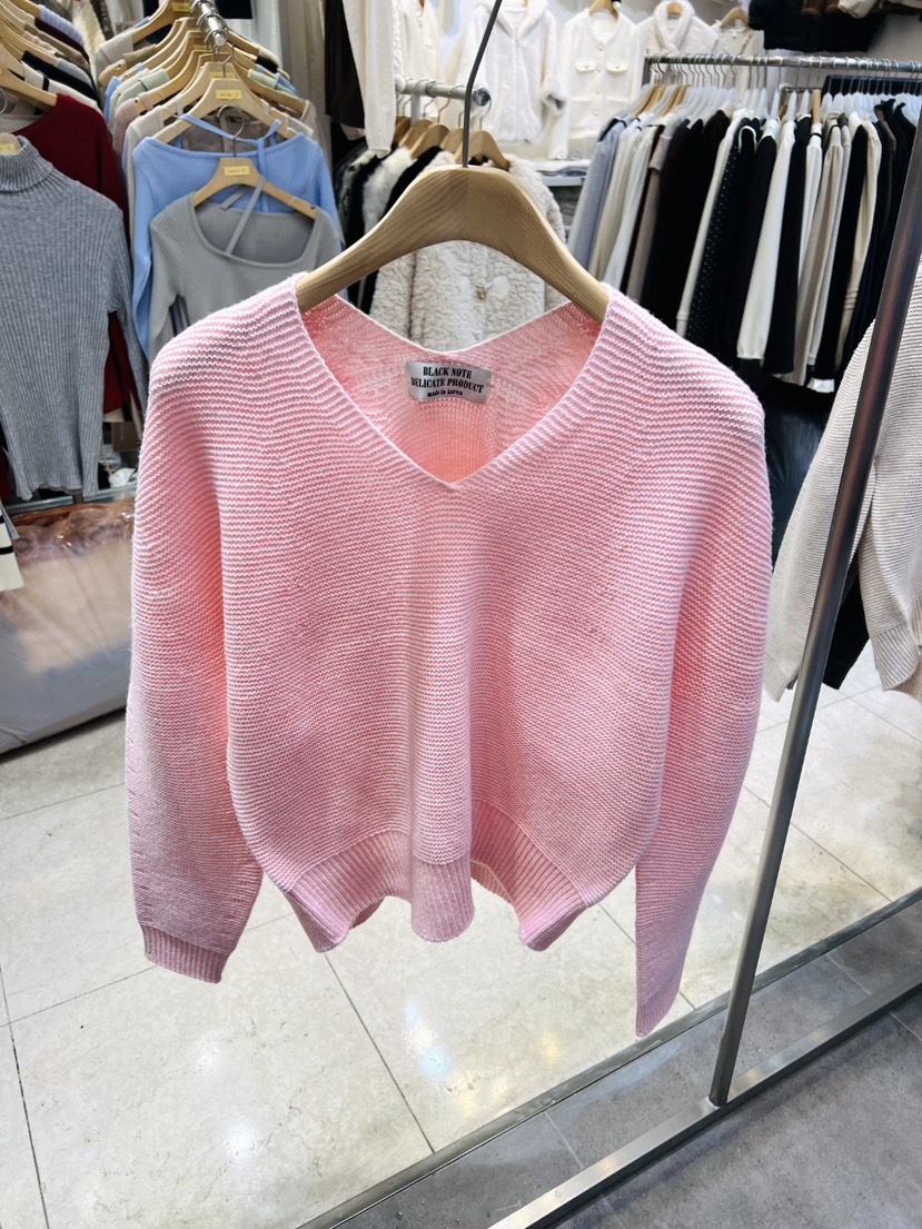 BLACK NOTE韓國代購㊣女士新款推薦25秋冬時尚職業休閑針織衫BLACK NOTE針織衫圖色1