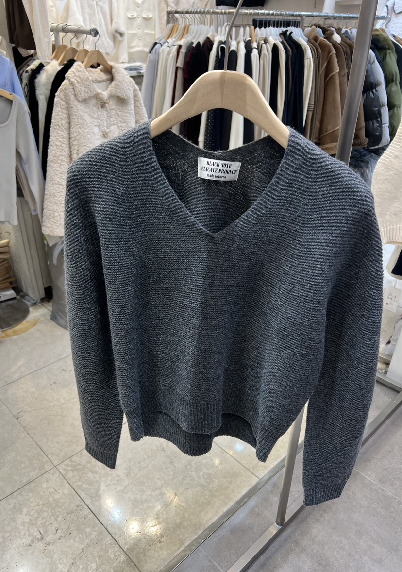 BLACK NOTE韓國代購㊣女士新款推薦25秋冬時尚職業休閑針織衫BLACK NOTE針織衫圖色4