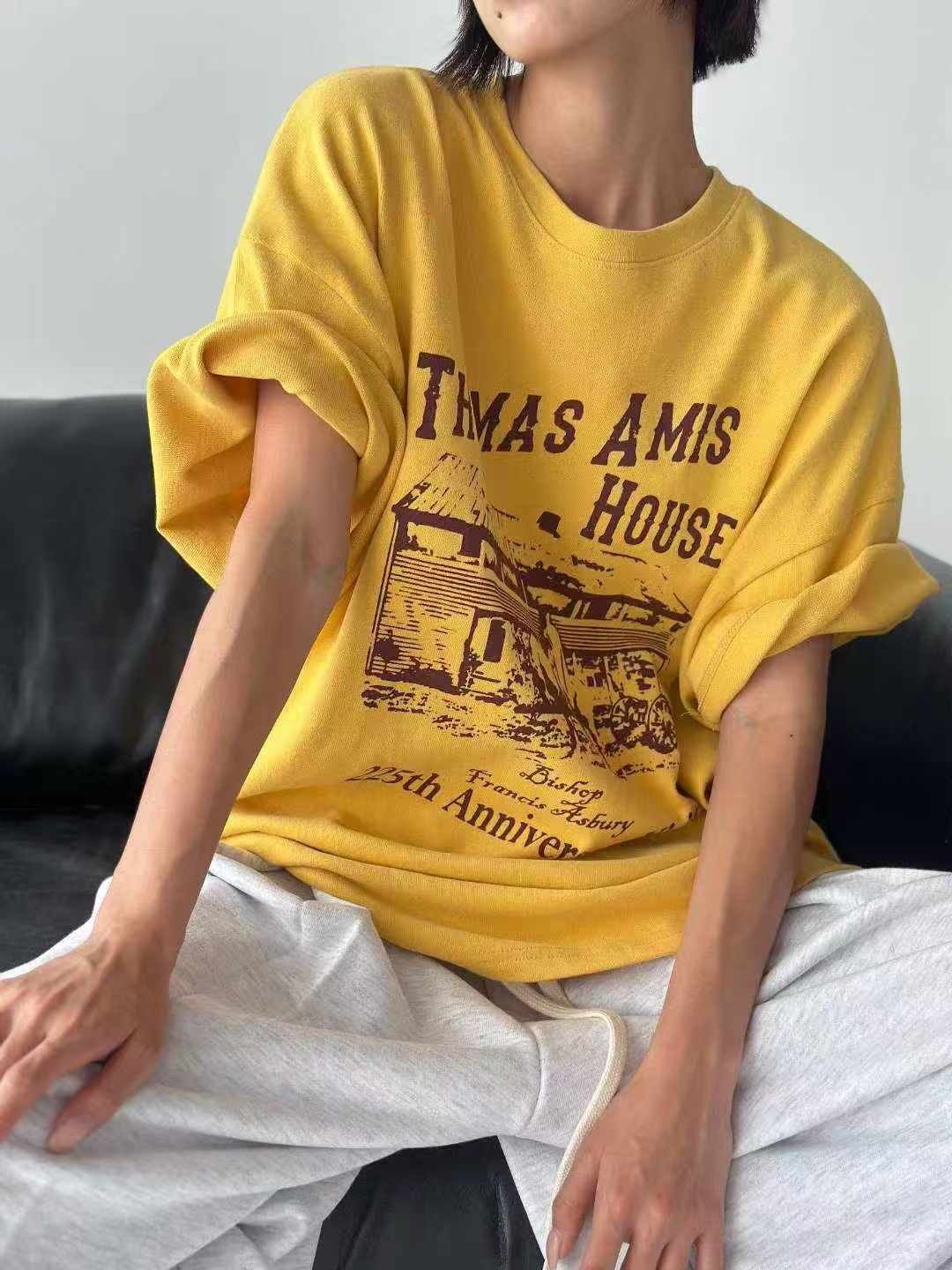 CRACKER韓國代購㊣女士新品職業推薦人氣熱賣休閑25秋冬T恤CRACKER_T恤圖色1