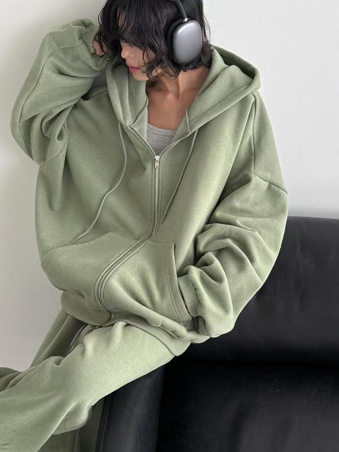 CRACKER東大門㊣實拍女士新款25秋冬人氣熱賣職業休閑夾克拉鏈CRACKER_夾克圖色1