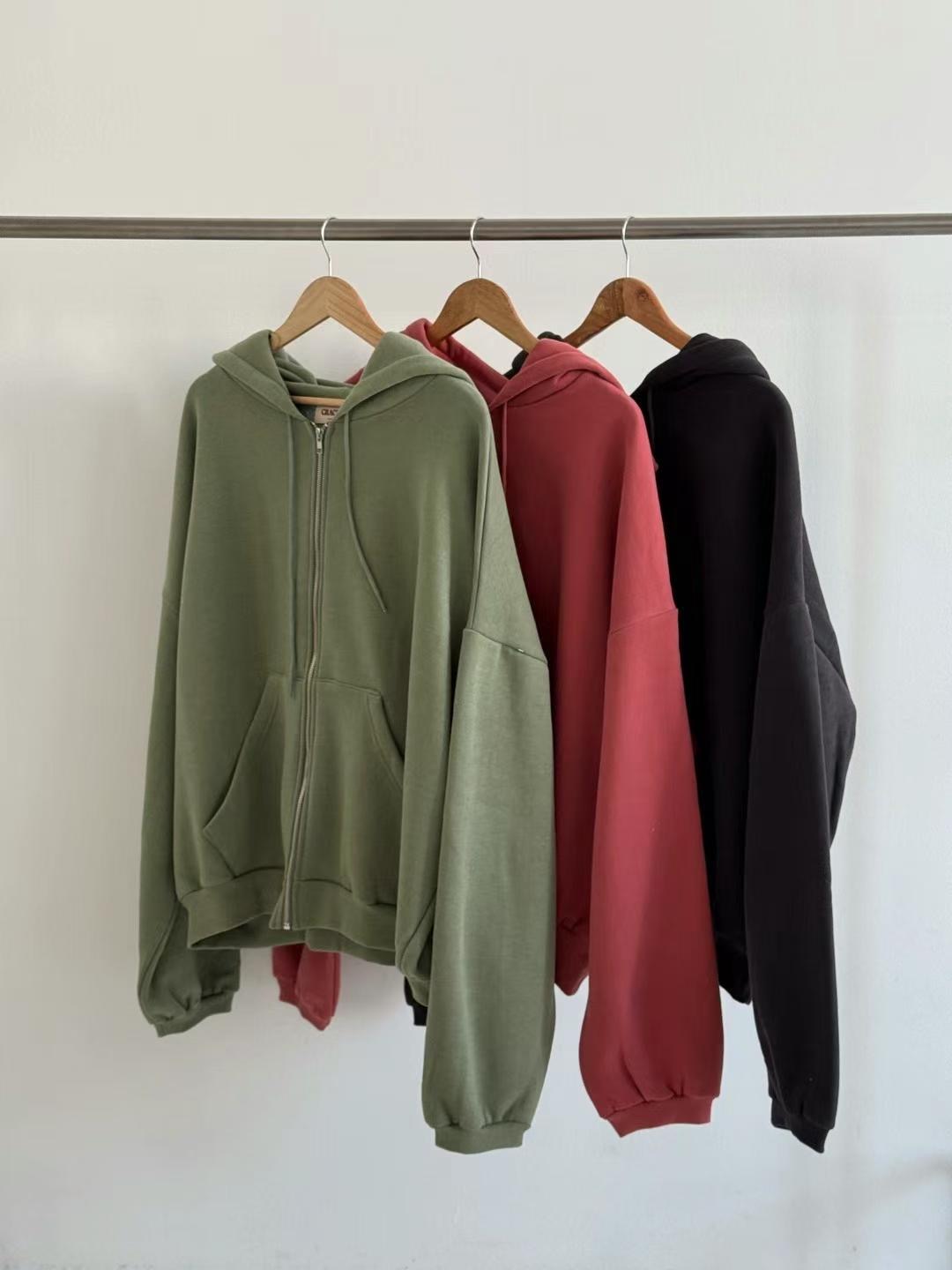 CRACKER東大門㊣實拍女士新款25秋冬人氣熱賣職業休閑夾克拉鏈CRACKER_夾克圖色3左三色