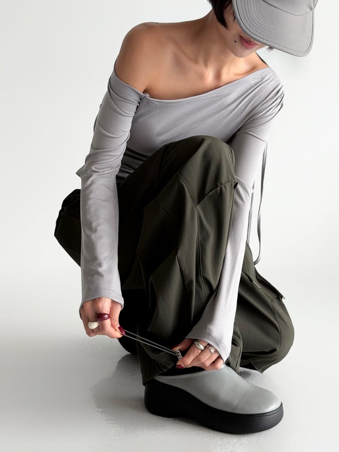 CRACKER東大門㊣代購女裝新品休閑25秋冬推薦人氣職業休閑褲CRACKER_休閑褲