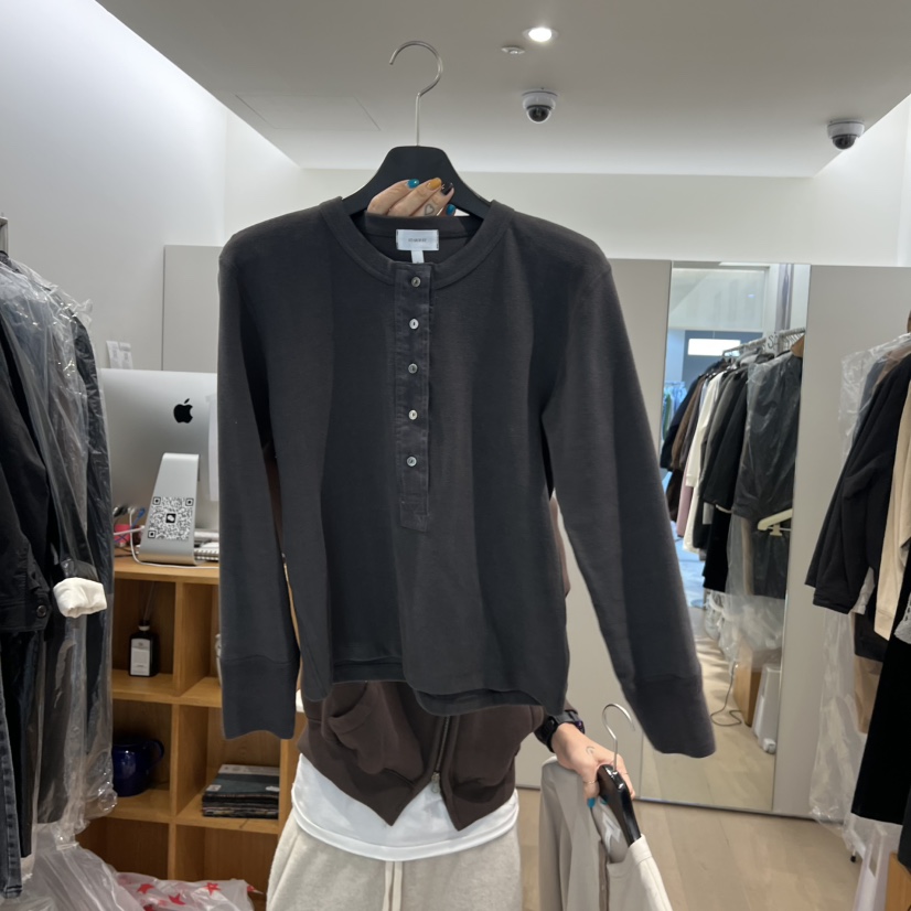 THE STARDUST韓國直郵㊣女裝新品25秋冬休閑時尚人氣長袖T恤THE STARDUST長袖T恤圖色2