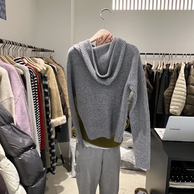 PLATE東大門㊣代購女士新款時尚熱賣職業人氣25秋冬推薦針織衫PLATE針織衫