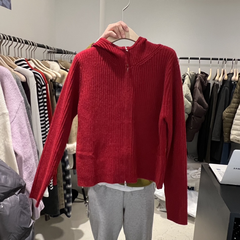 PLATE東大門㊣代購女士新款時尚熱賣職業人氣25秋冬推薦針織衫PLATE針織衫圖色2