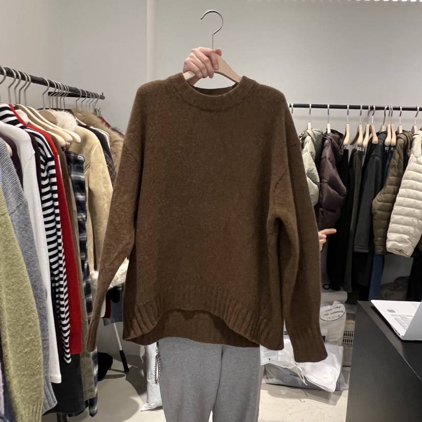 PLATE東大門㊣直郵女士新款時尚人氣熱賣職業25秋冬推薦毛衣PLATE毛衣圖色3