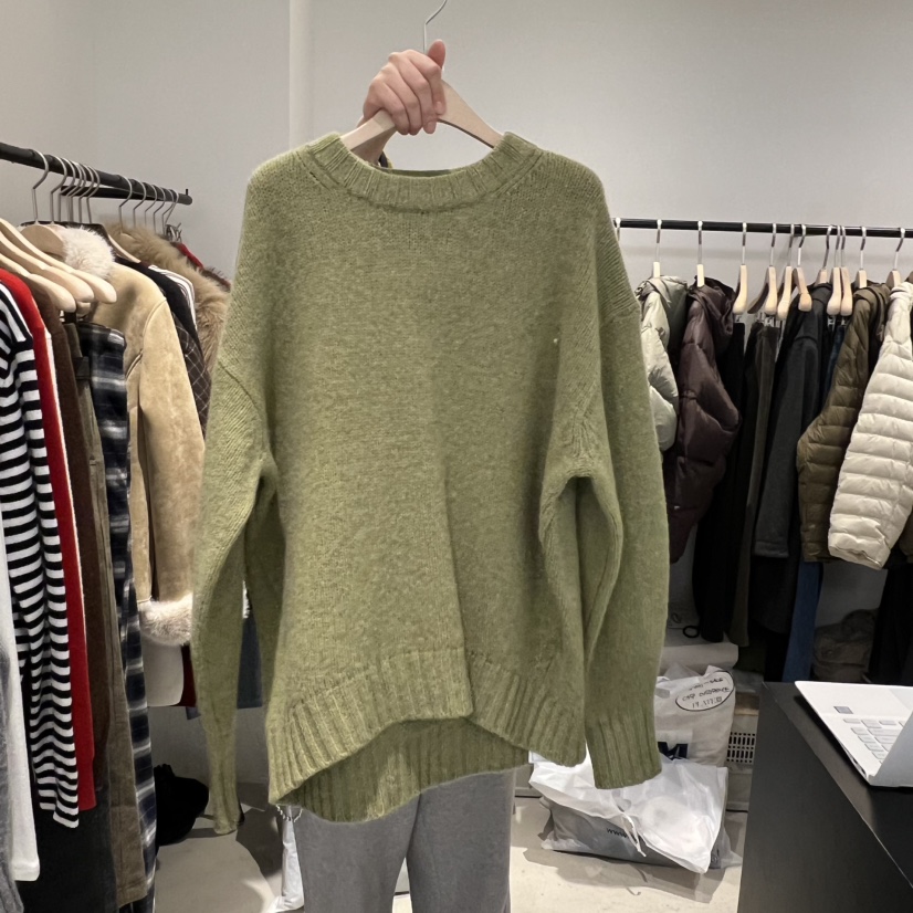 PLATE東大門㊣直郵女士新款時尚人氣熱賣職業25秋冬推薦毛衣PLATE毛衣圖色4