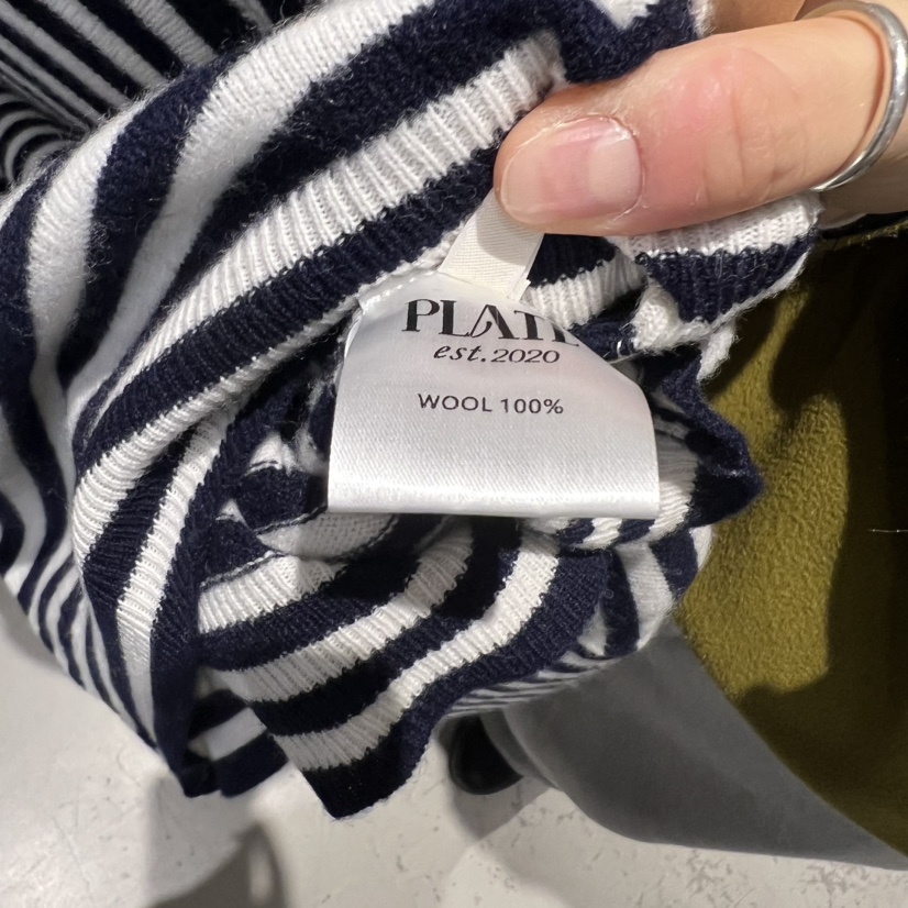 PLATE東大門㊣直郵女士新款25秋冬休閑熱賣時尚推薦長袖T恤PLATE長袖T恤