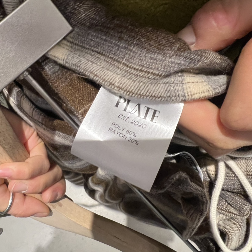 PLATE韓國直郵㊣女士新款熱賣時尚推薦職業25秋冬休閑褲格子PLATE休閑褲