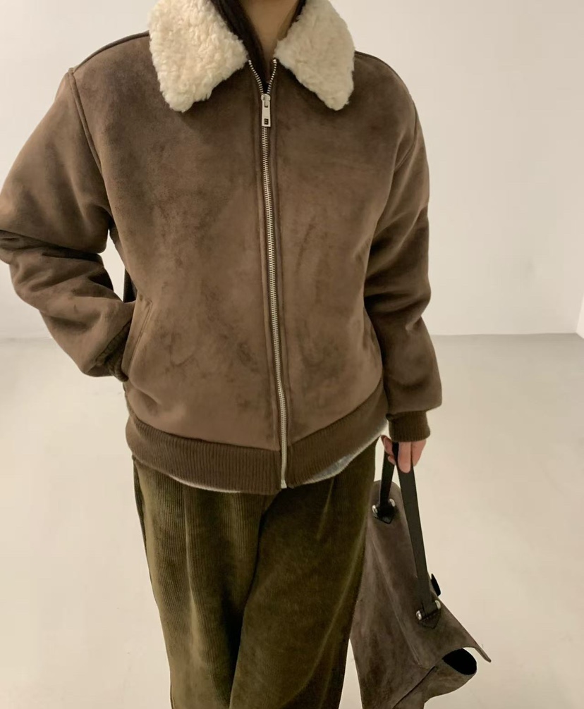 J CRANE-A東大門㊣實拍女士新款25秋冬人氣推薦真品職業夾克J CRANE夾克