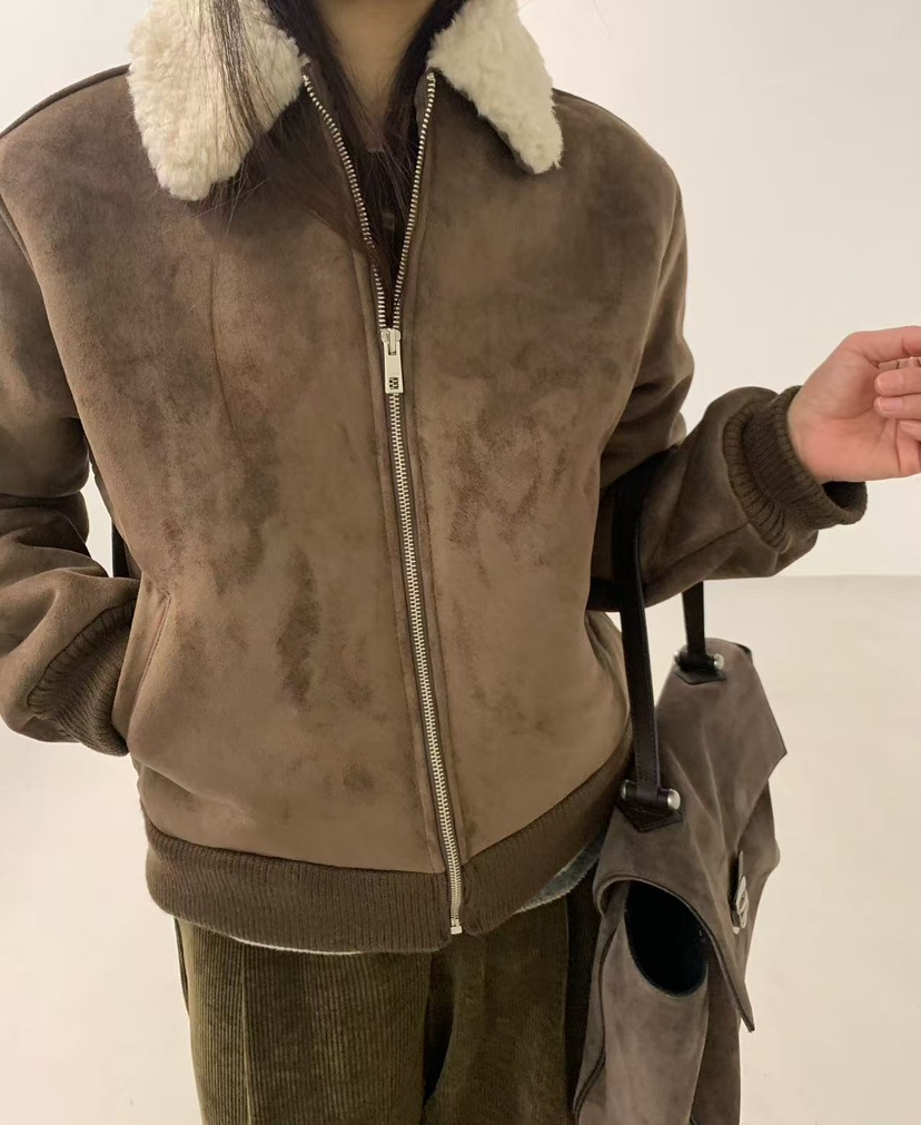 J CRANE-A東大門㊣實拍女士新款25秋冬人氣推薦真品職業夾克J CRANE夾克