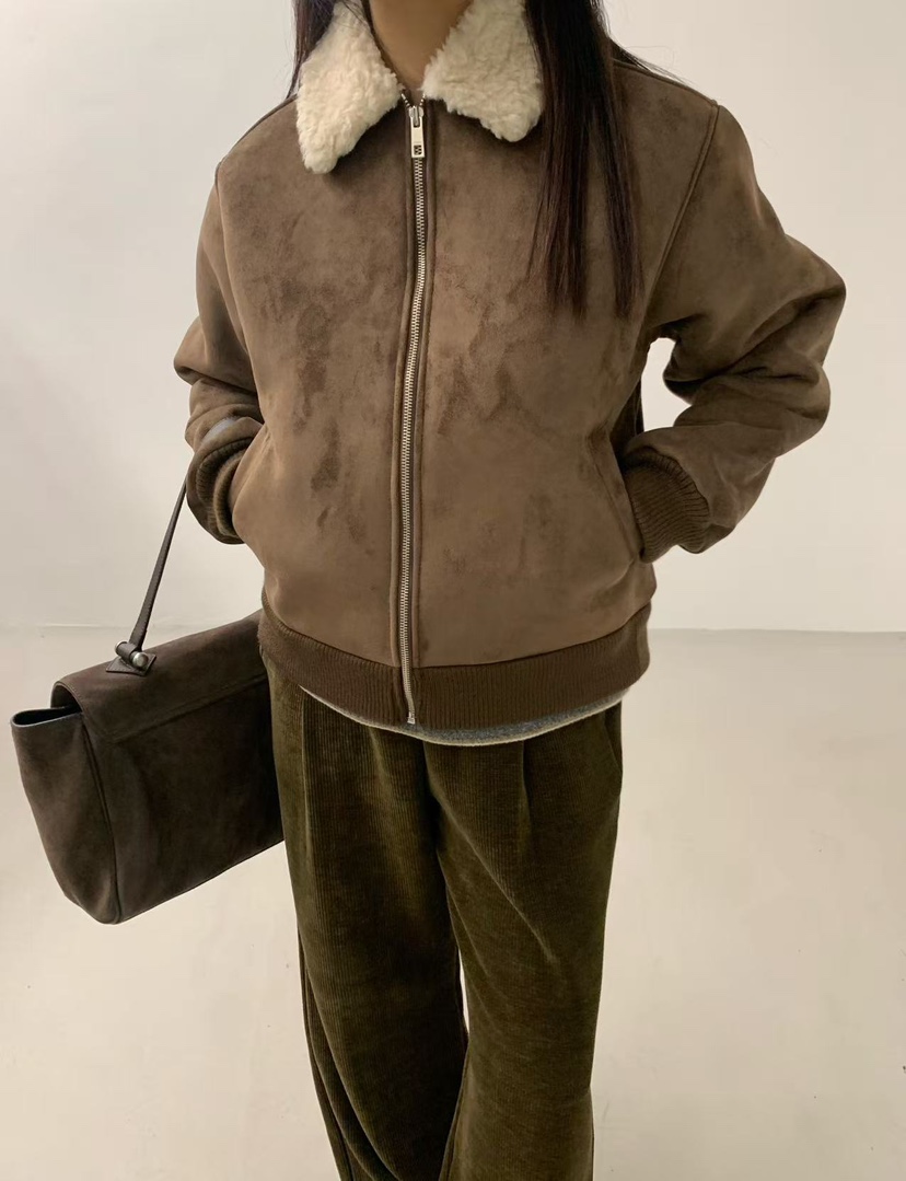 J CRANE-A東大門㊣實拍女士新款25秋冬人氣推薦真品職業夾克J CRANE夾克