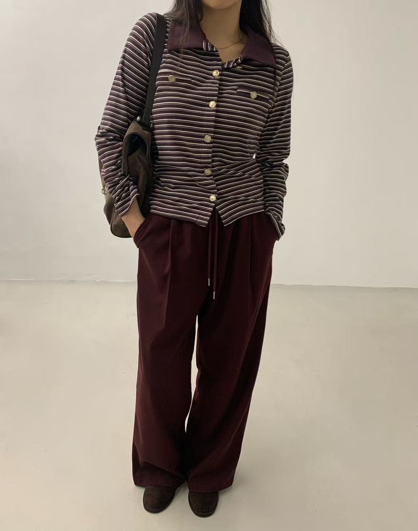 J CRANE-A東大門㊣代購女裝新款休閑25秋冬熱賣長袖T恤開衫J CRANE長袖T恤