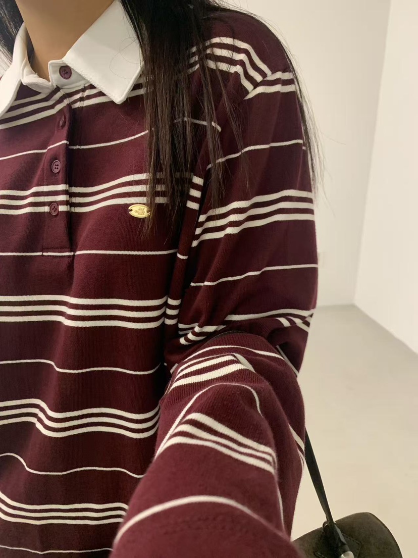 J CRANE-A東大門㊣實拍女士新品25秋冬休閑職業熱賣長袖T恤J CRANE長袖T恤