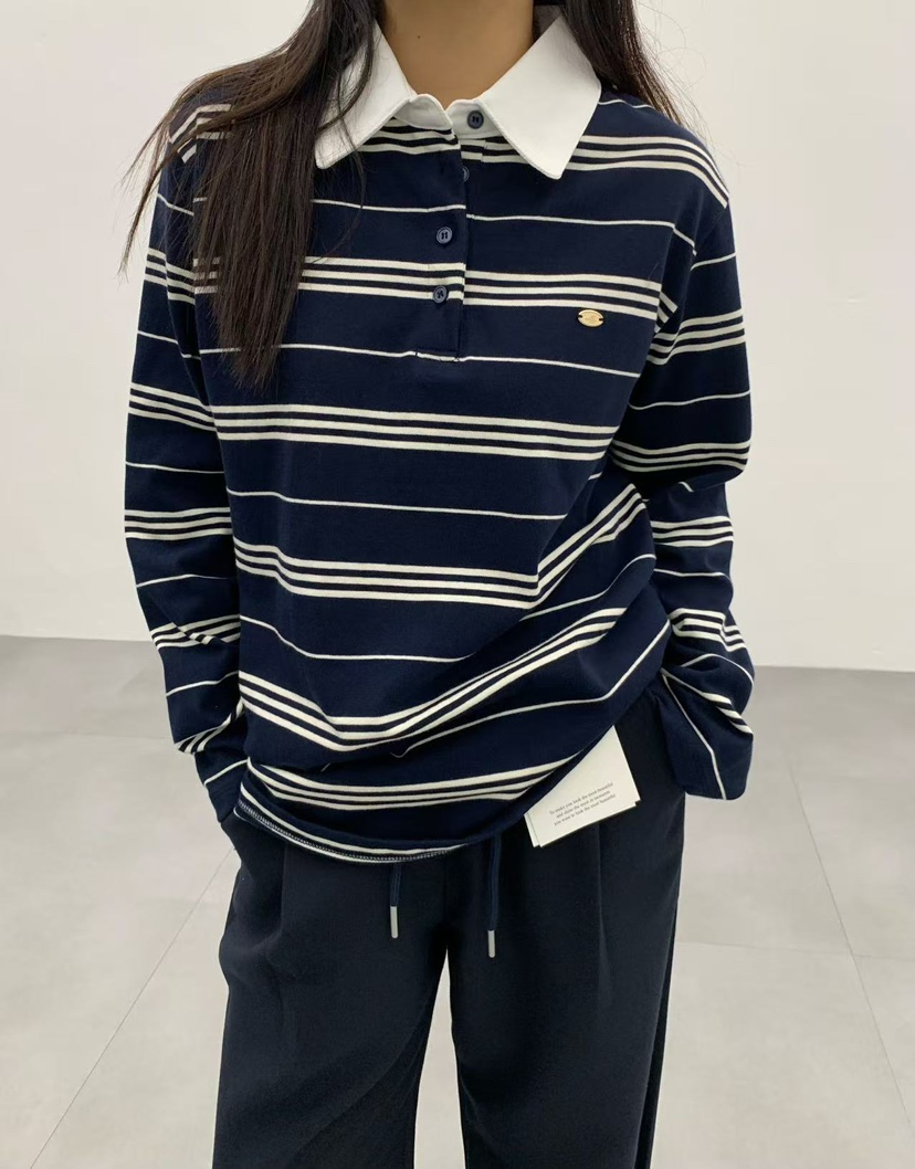 J CRANE-A東大門㊣實拍女士新品25秋冬休閑職業熱賣長袖T恤J CRANE長袖T恤