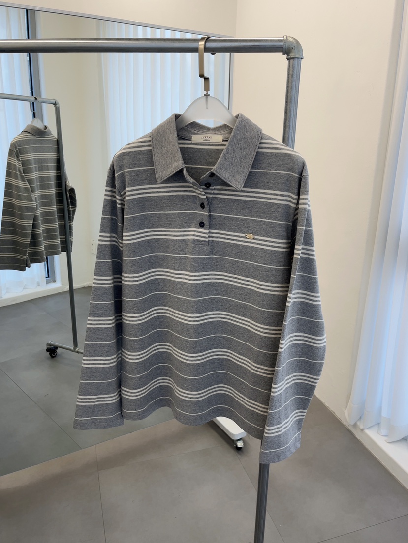 J CRANE-A東大門㊣實拍女士新品25秋冬休閑職業熱賣長袖T恤J CRANE長袖T恤圖色2