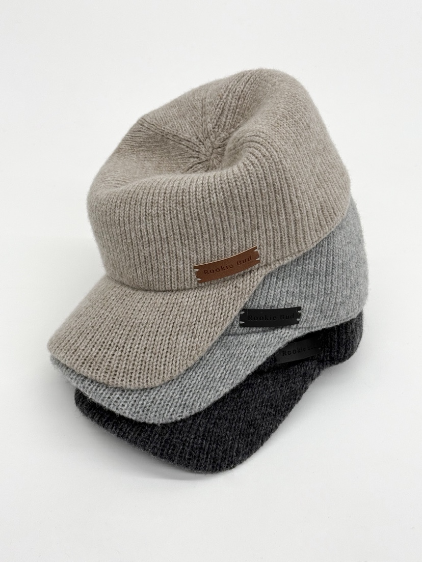 ROOKIE BUD韓國直郵㊣女士新款休閑25秋冬熱賣時尚帽子羊毛帽ROOKIE BUD-L帽子