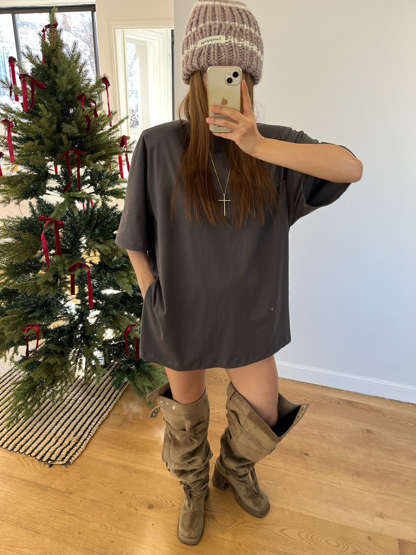 LOVE PULL東大門㊣直郵女裝新品職業休閑真品25秋冬人氣T恤棉LOVE PULLT恤圖色2