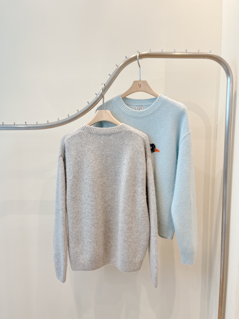 OVE東大門㊣實拍女士新款職業推薦熱賣休閑真品時尚針織衫鵝OVE針織衫