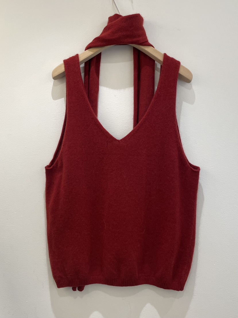 OBSESS韓國直郵㊣女裝新款休閑時尚25秋冬真品吊帶背心含圍巾OBSESS/EARLY BIRD吊帶/背心