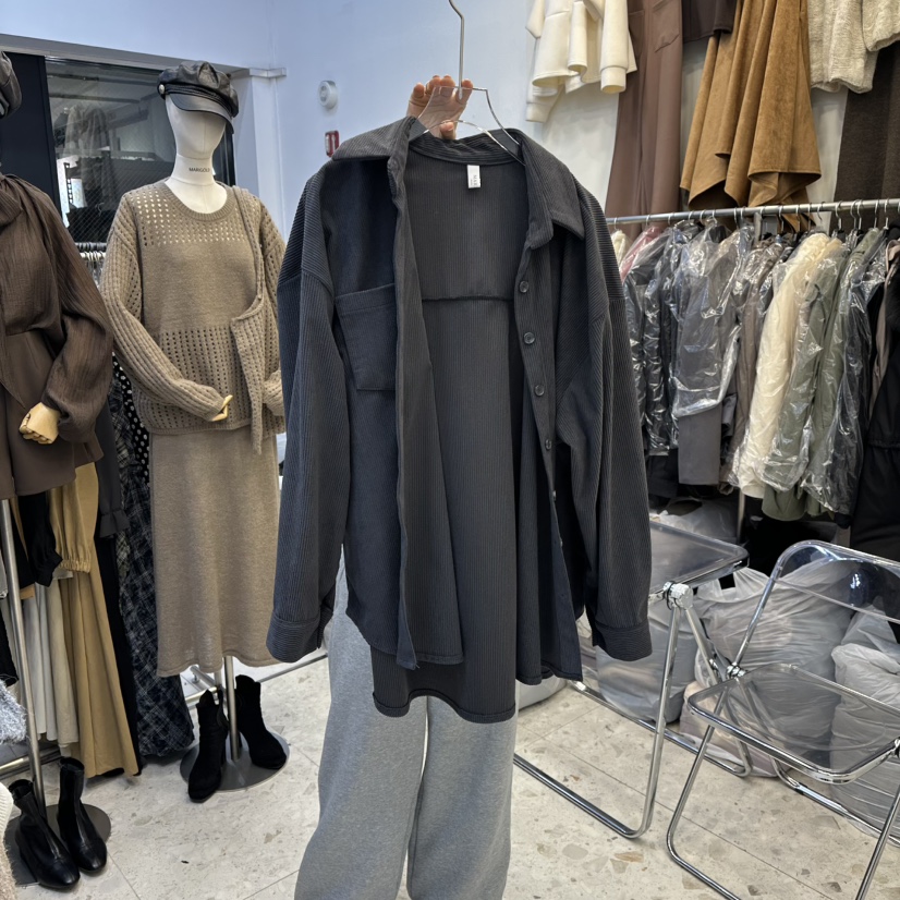 MARIGOLD東大門㊣直郵女裝新款真品職業推薦25秋冬襯衫蕾絲衫MARIGOLD襯衫/蕾絲衫圖色2