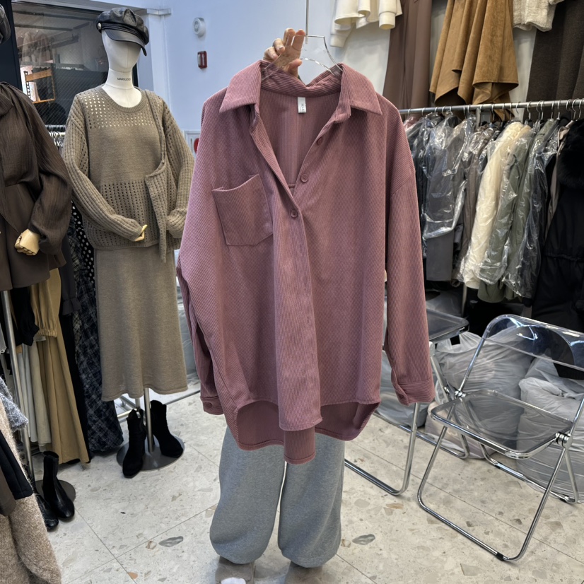 MARIGOLD東大門㊣直郵女裝新款真品職業推薦25秋冬襯衫蕾絲衫MARIGOLD襯衫/蕾絲衫圖色3