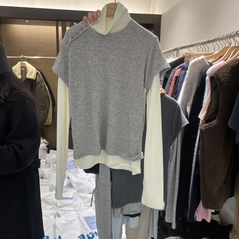 RAWROW韓國代購㊣女士新品職業人氣25秋冬熱賣休閑套裝套裝RAWROW套裝圖色2