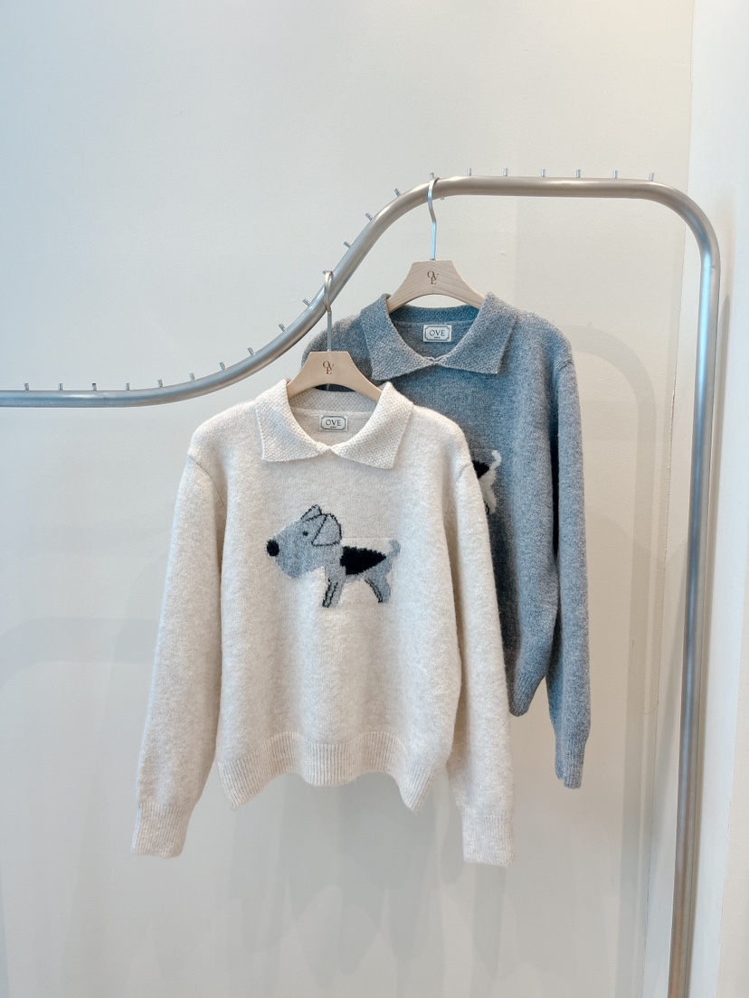 OVE東大門㊣代購女士新款推薦真品人氣職業25秋冬熱賣針織衫OVE針織衫